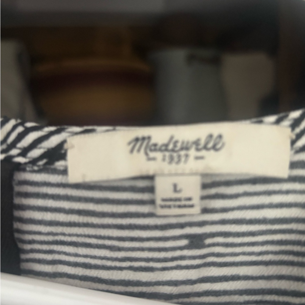 Madewell Striped and Polka Dot Tee